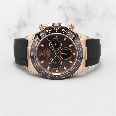 rolex oyserflex daytona chocolate dual|oysterflex daytona 116515ln.